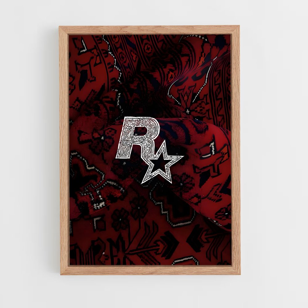 ap-rockstar games-2 cadre Bois clair