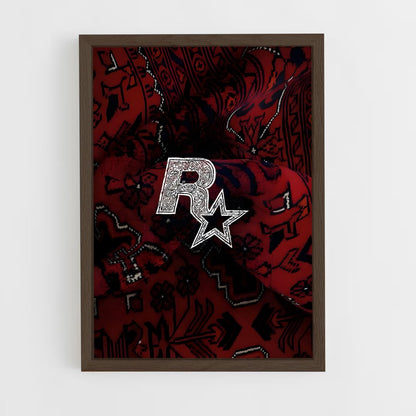 ap-rockstar games-2 cadre Bois foncé