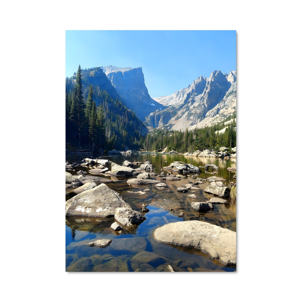 Poster Reflets des Rocheuses