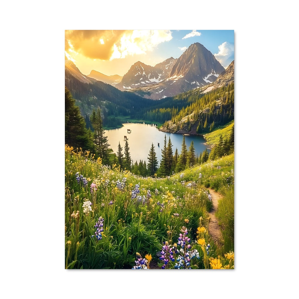 Poster Rocky mountains 93301