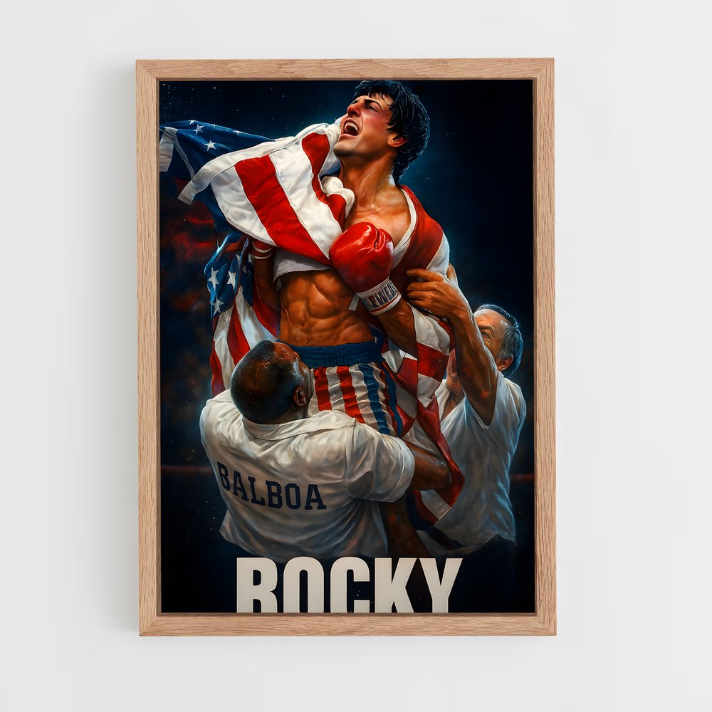 ap-rocky balboa-7 cadre Bois clair
