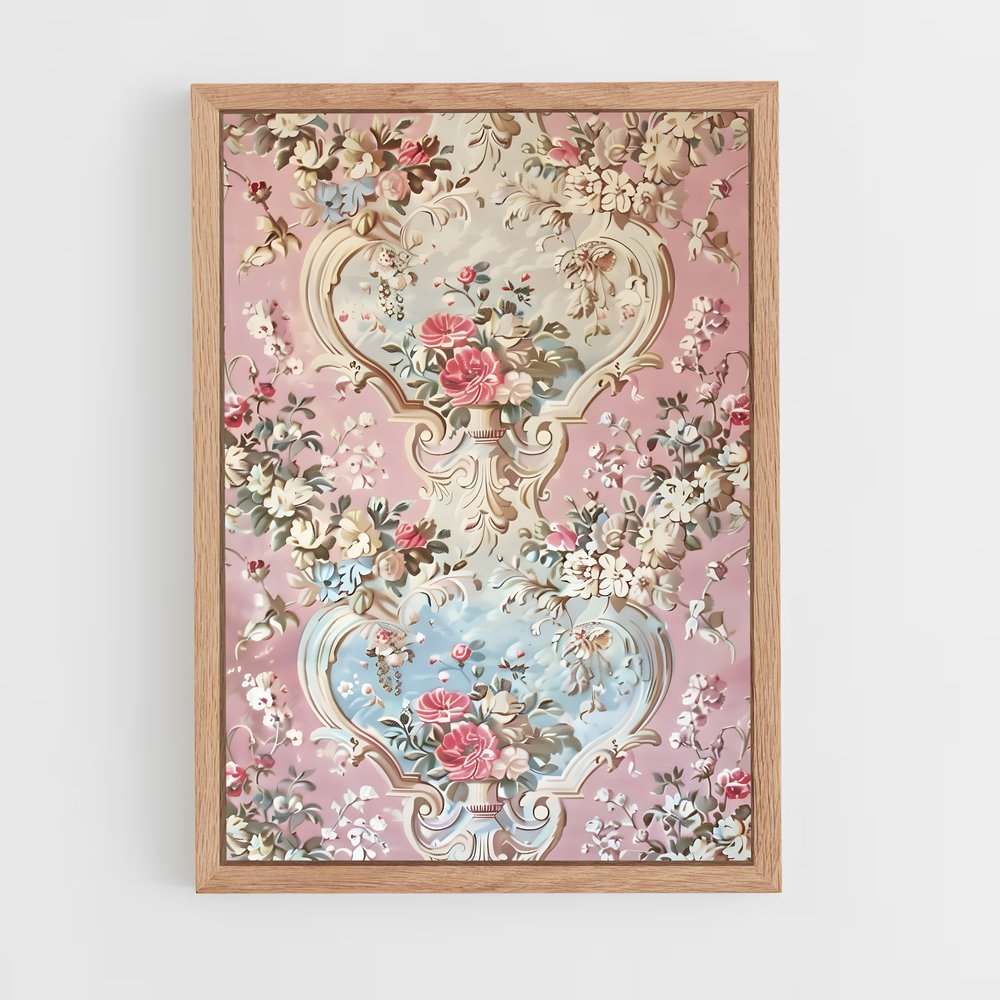 ap-rococo patterns-1 cadre Bois clair