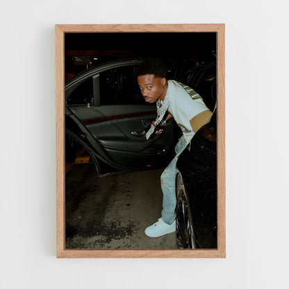 ap-roddy ricch-6 cadre Bois clair