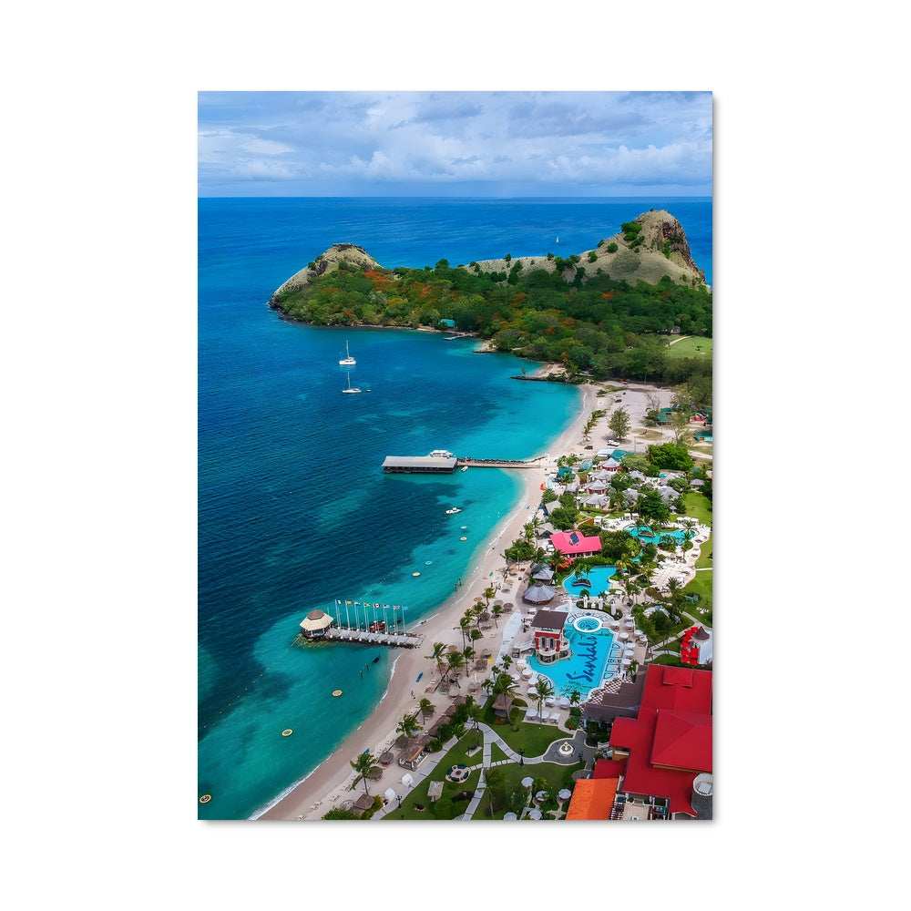 Poster Paradis de Rodney Bay