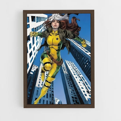 ap-rogue x-men-7 cadre Bois foncé