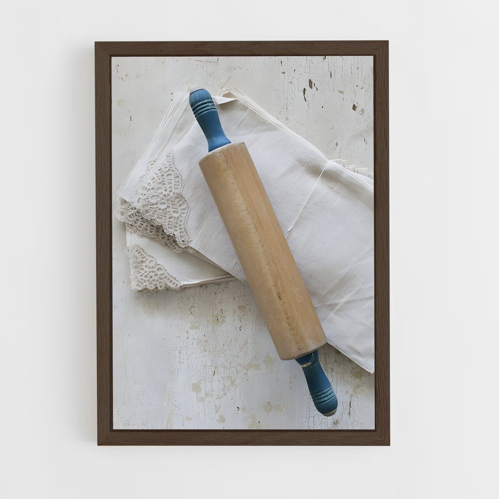ap-rolling pin-4 cadre Bois foncé