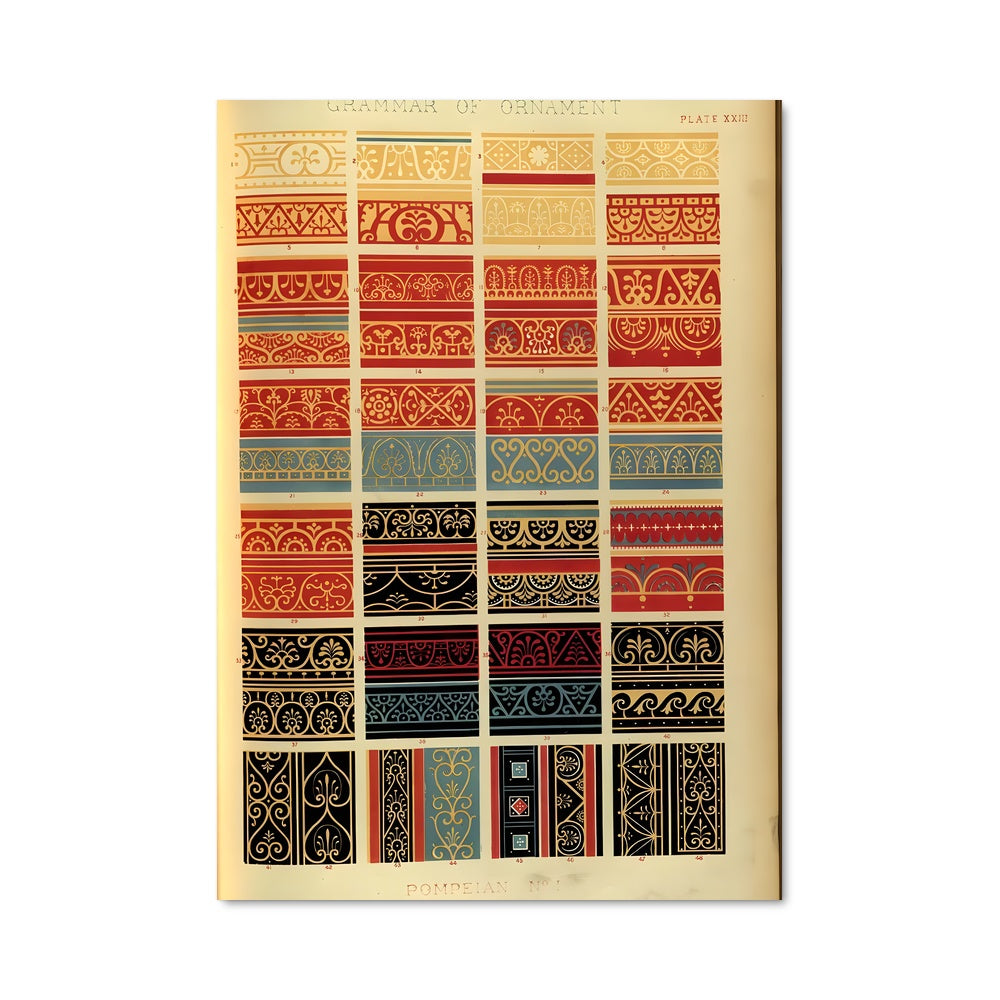 Poster Motifs Romains