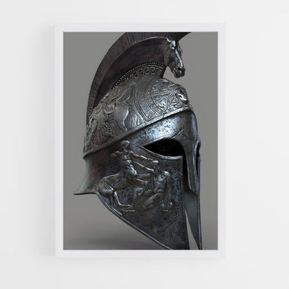 ap-roman helmet-6 cadre Blanc