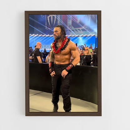 ap-roman reigns-3 cadre Bois foncé