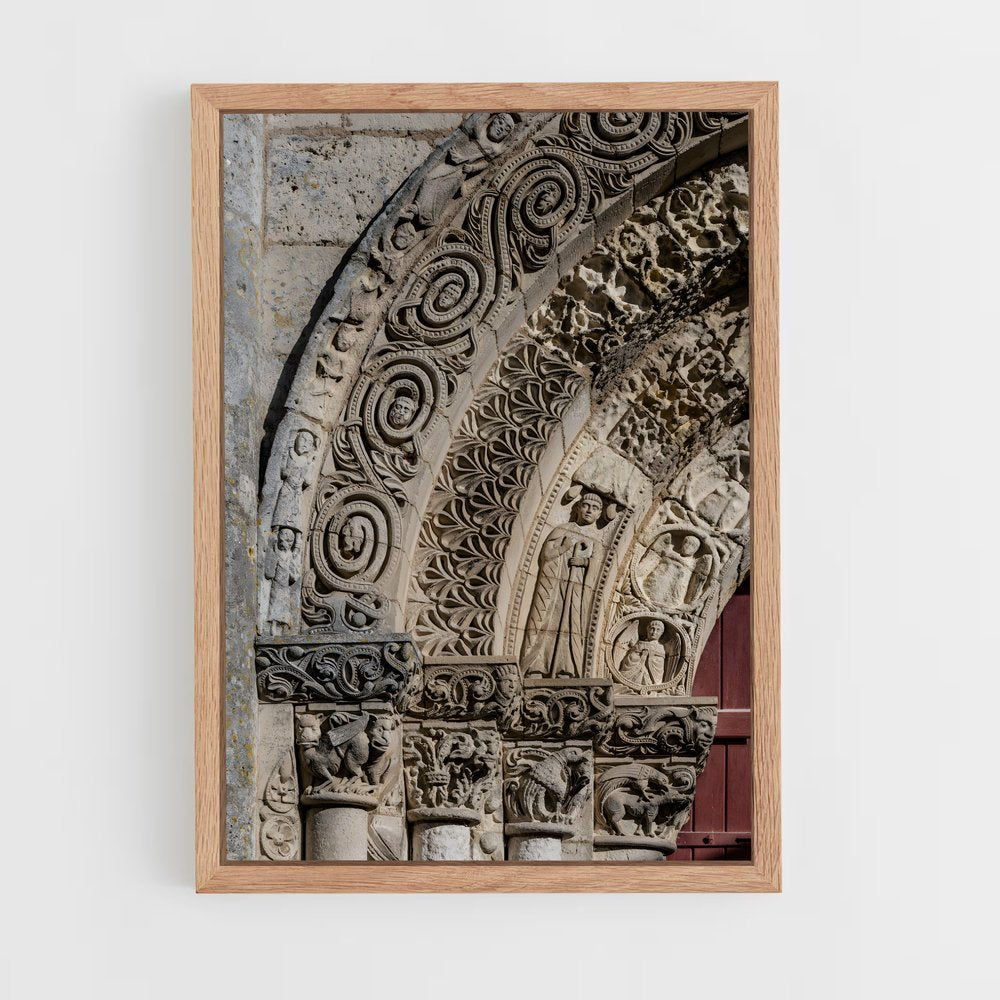 ap-romanesque architecture-6 cadre Bois clair