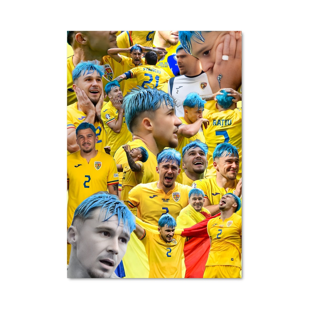 Poster Les Cheveux Bleus de Roumanie