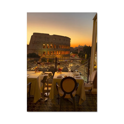 Poster Terrasse Romaine