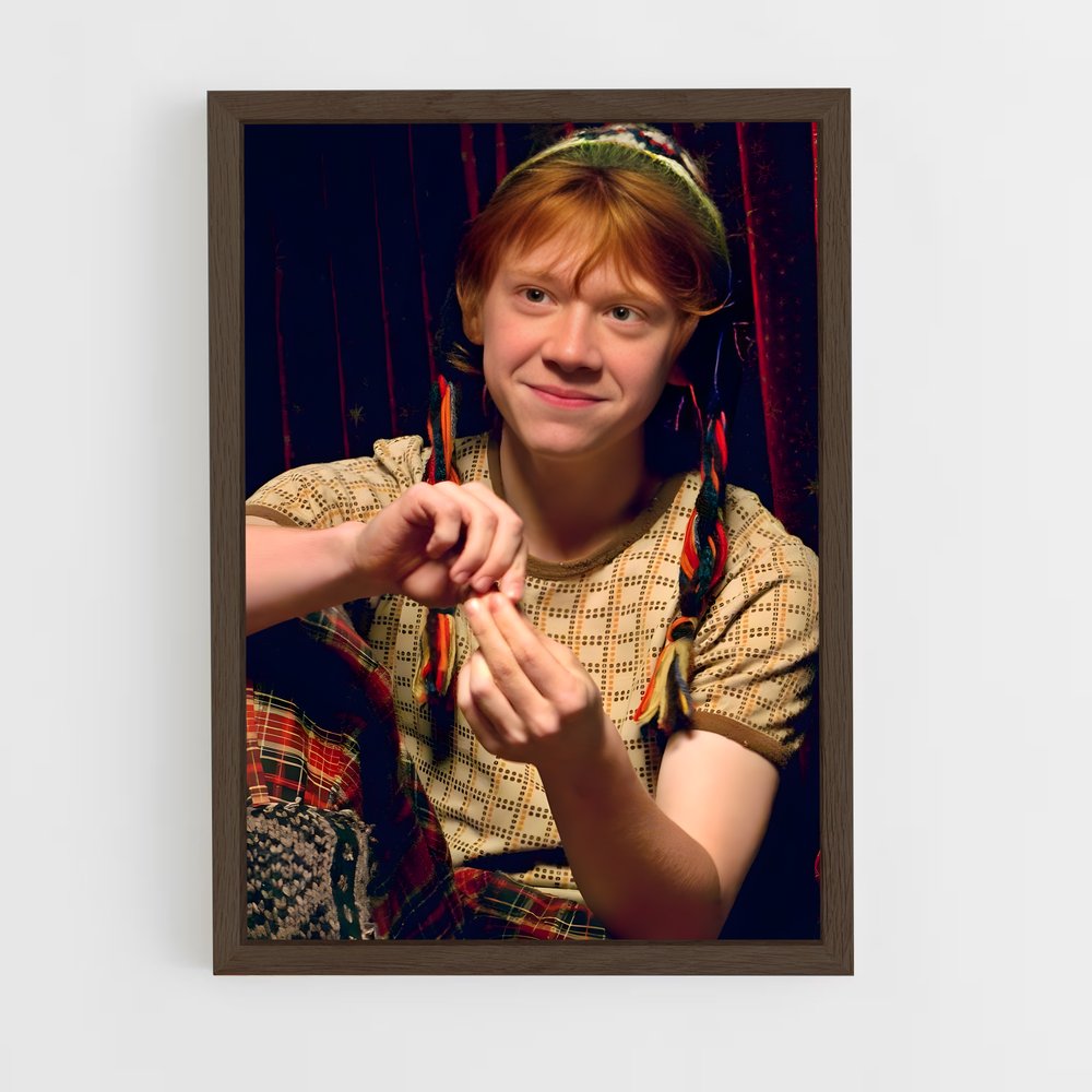 ap-ron weasley-1 cadre Bois foncé