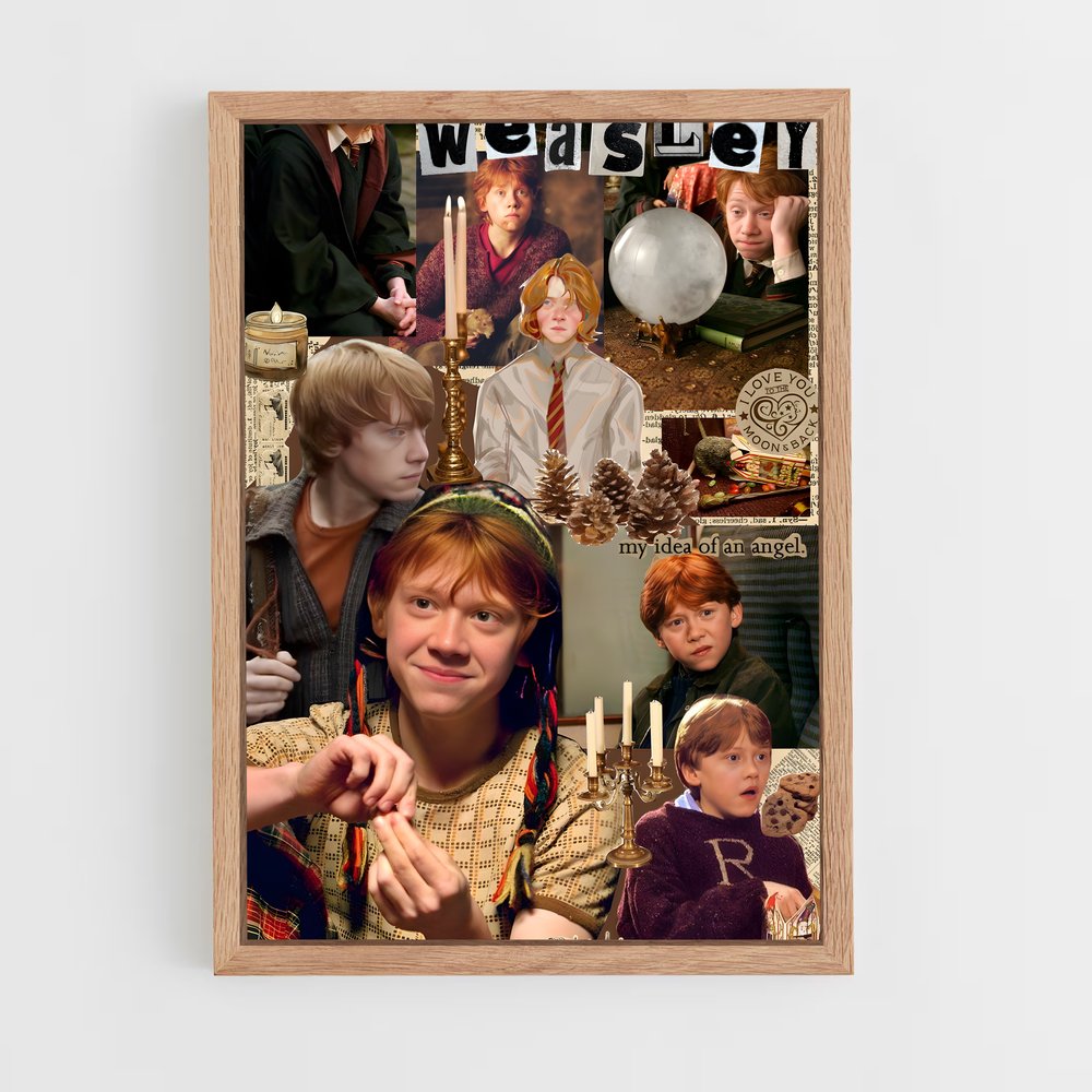 ap-ron weasley-3 cadre Bois clair