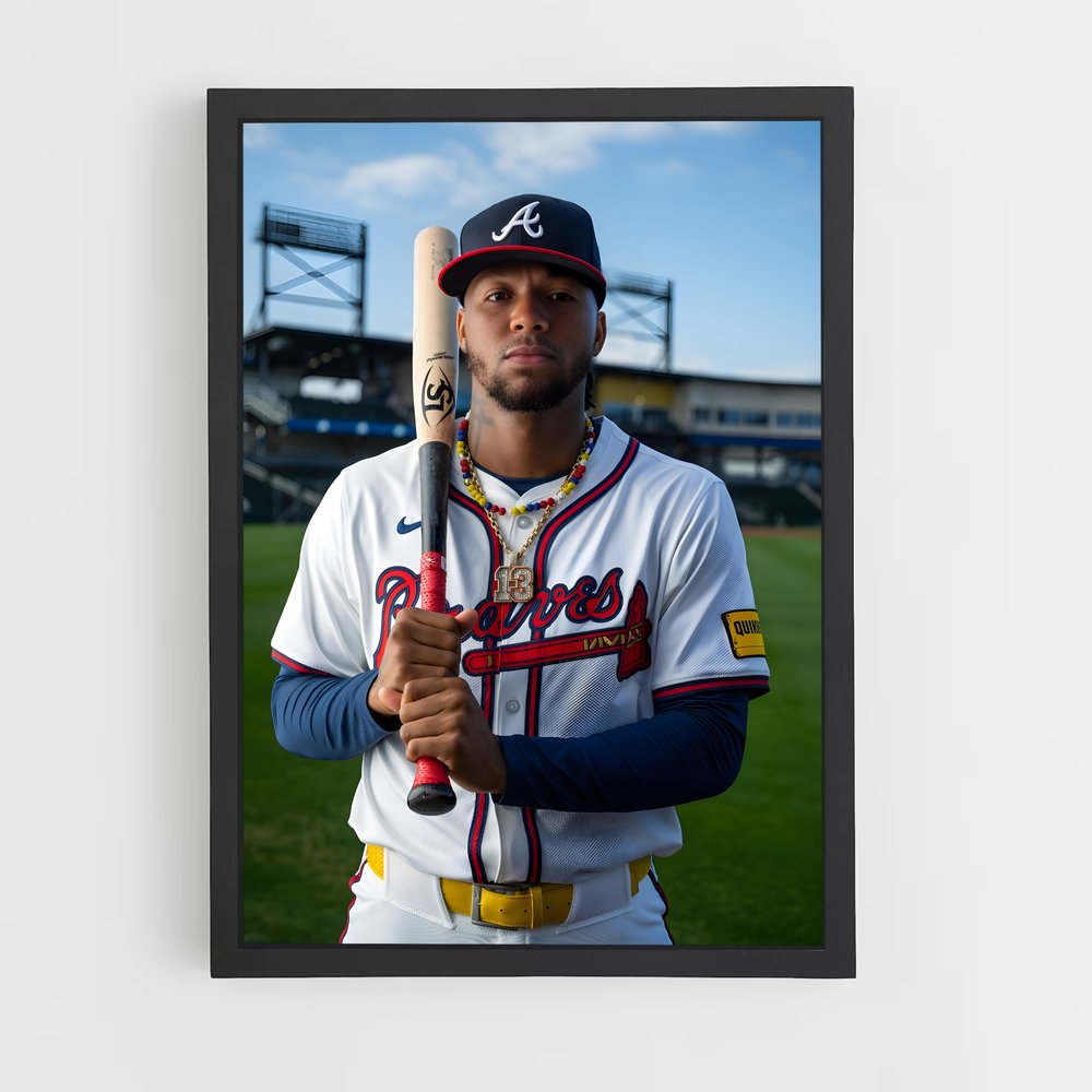 ap-ronald acuna jr-9 cadre Noir