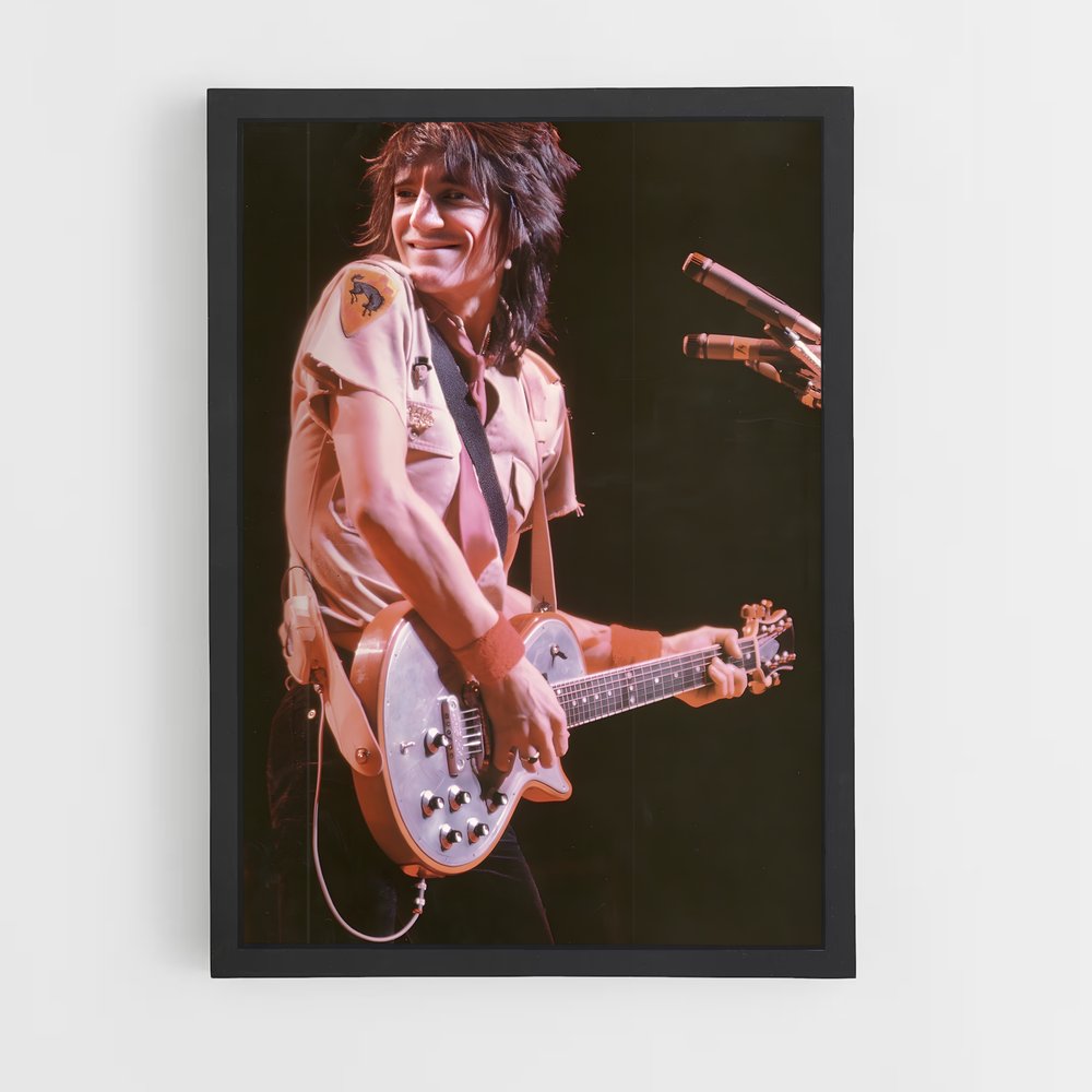 ap-ronnie wood-1 cadre Noir