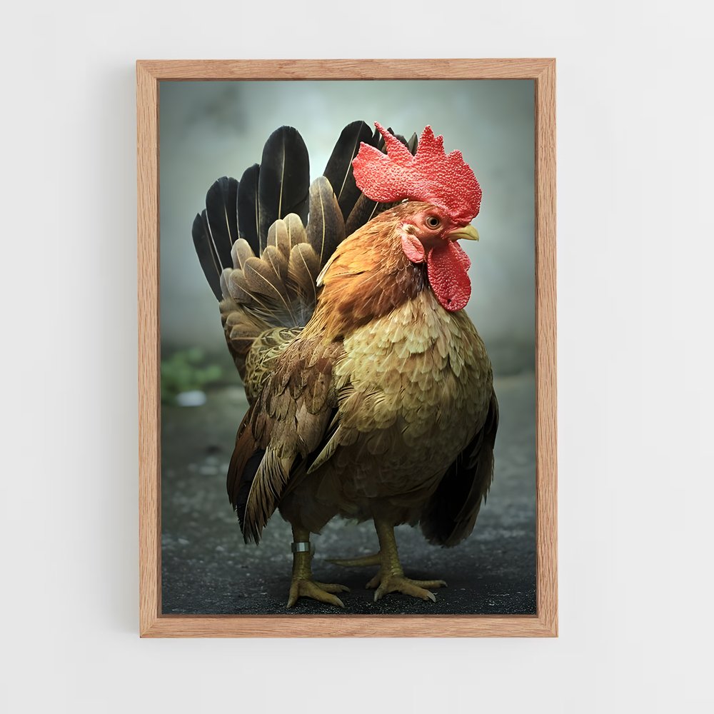 ap-rooster-5 cadre Bois clair