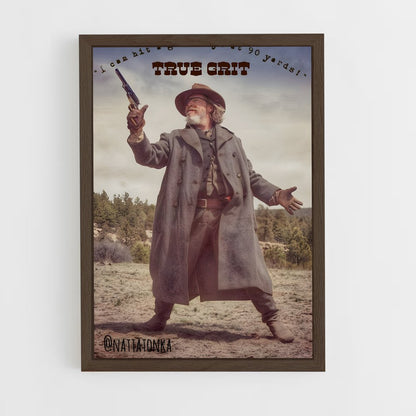 ap-rooster cogburn-2 cadre Bois foncé