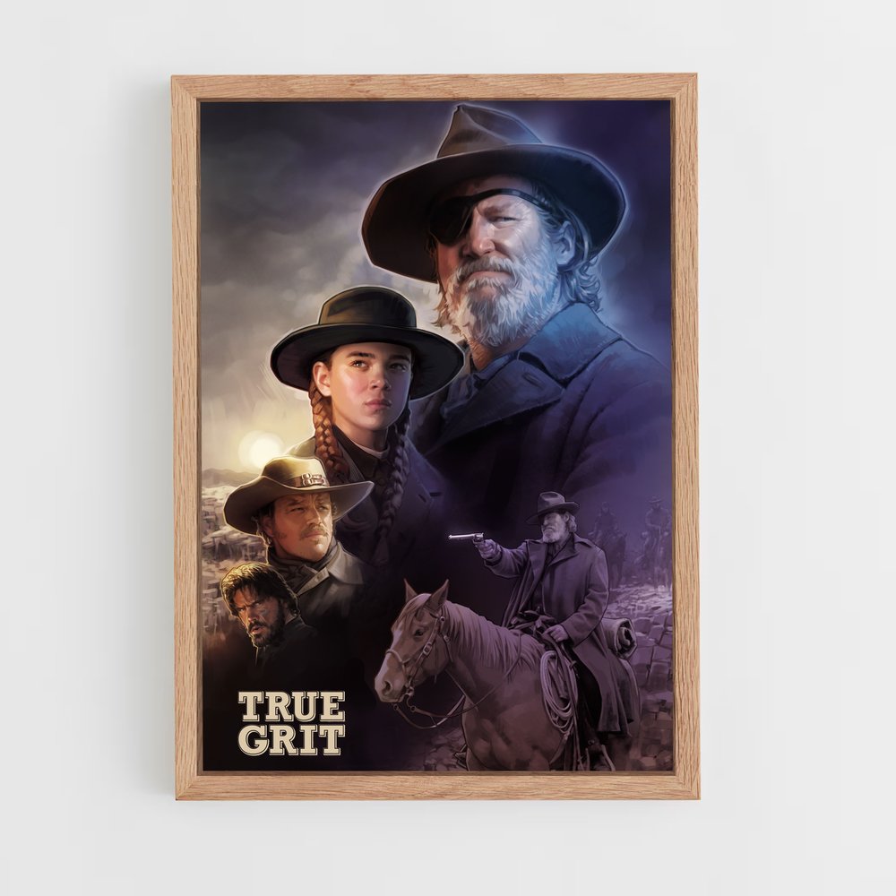 ap-rooster cogburn-3 cadre Bois clair