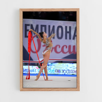 ap-rope rhythmic gymnastics-4 cadre Bois clair