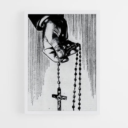 ap-rosary-6 cadre Blanc