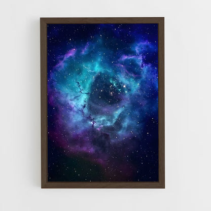 ap-rosette nebula-3 cadre Bois foncé