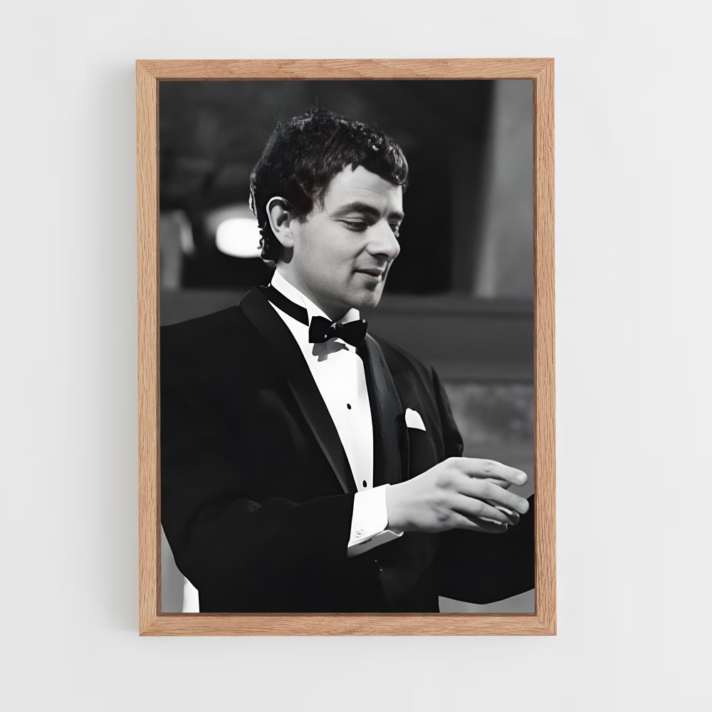 ap-rowan atkinson-2 cadre Bois clair