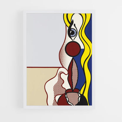 ap-roy lichtenstein-5 cadre Blanc