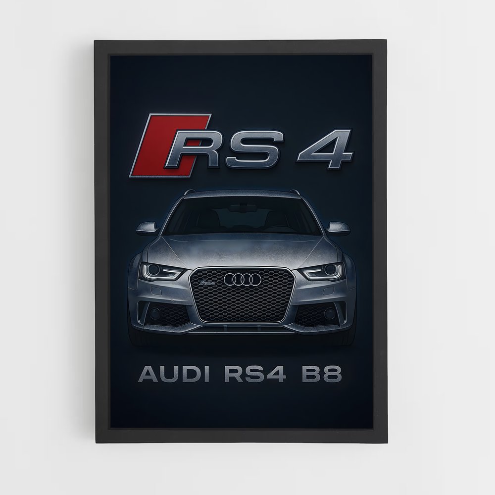ap-rs4 b8-1 cadre Noir