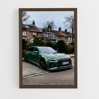 ap-rs6 c8 avant-4 cadre Bois foncé