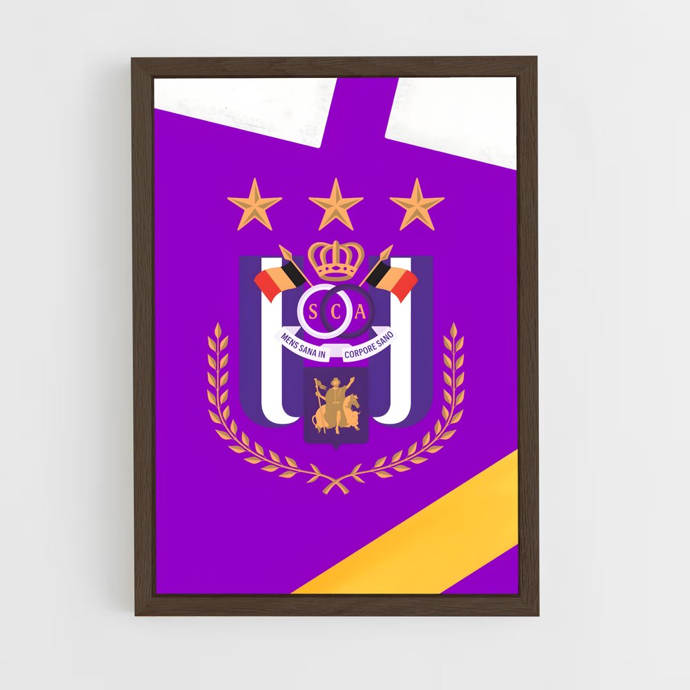 ap-rsc anderlecht-7 cadre Bois foncé