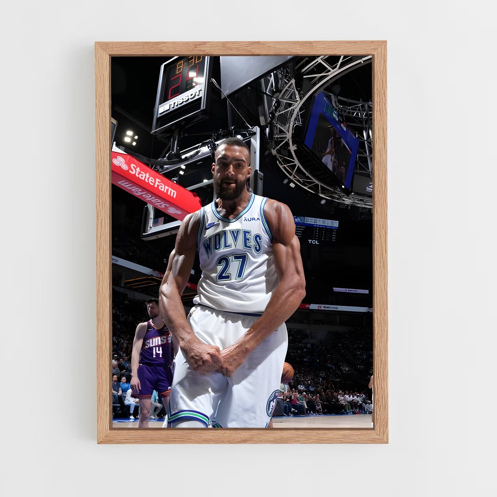 ap-rudy gobert-6 cadre Bois clair
