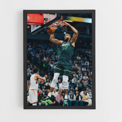 ap-rudy gobert-8 cadre Noir
