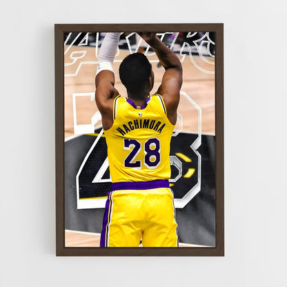 ap-rui hachimura-2 cadre Bois foncé