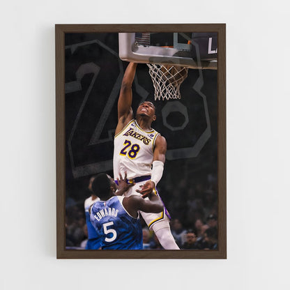 ap-rui hachimura-3 cadre Bois foncé