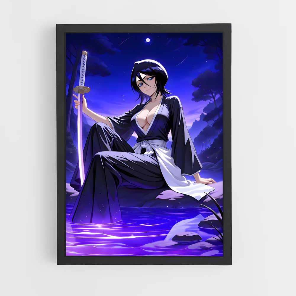 ap-rukia kuchiki-1 cadre Noir