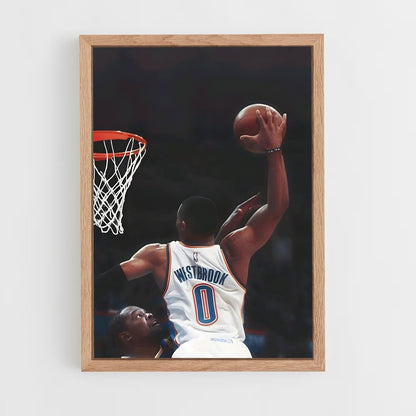 ap-russell westbrook-1 cadre Bois clair