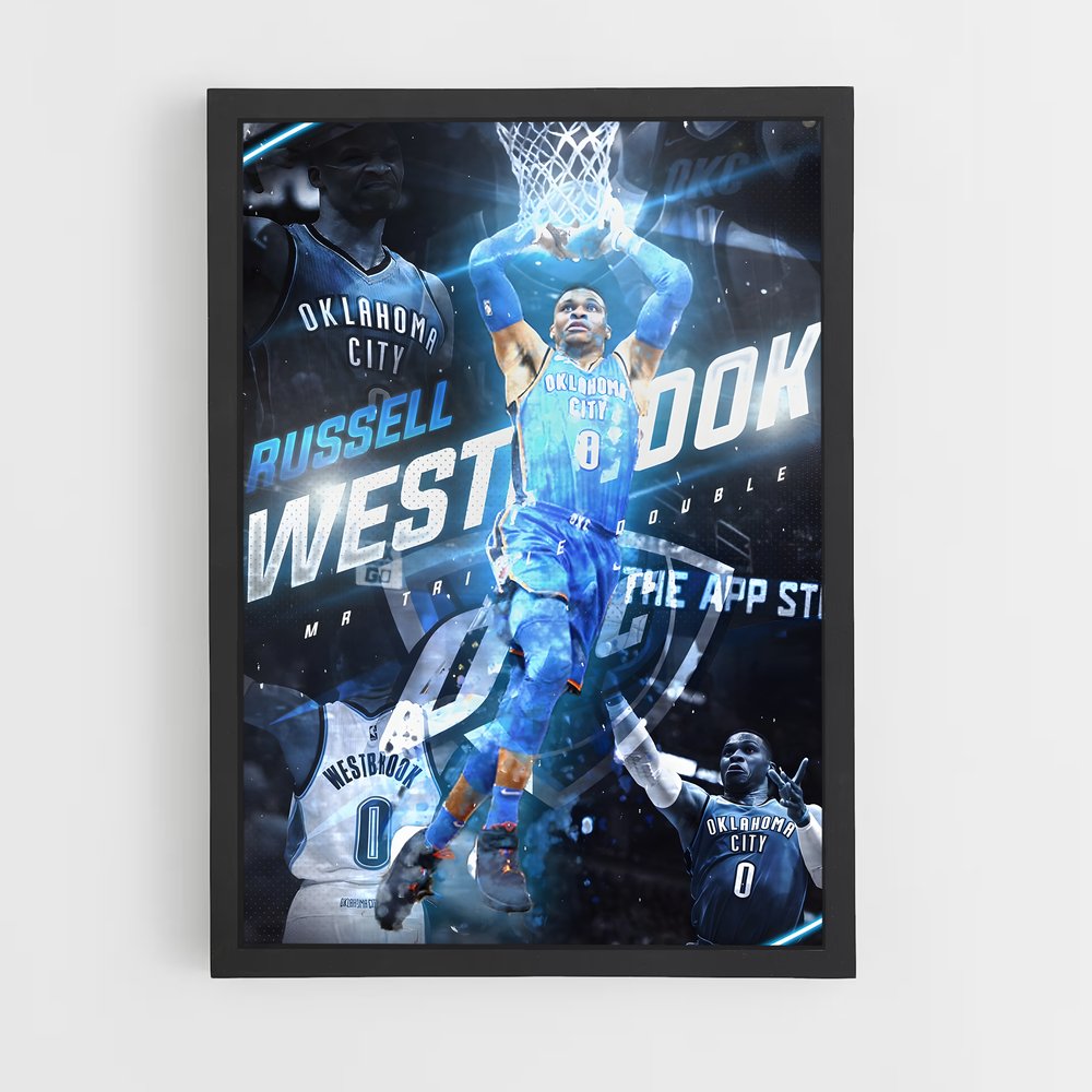 ap-russell westbrook-8 cadre Noir