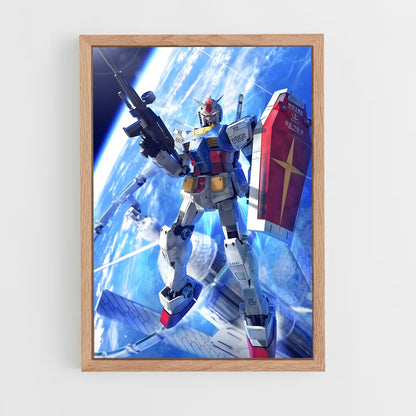 ap-rx78 gundam-5 cadre Bois clair