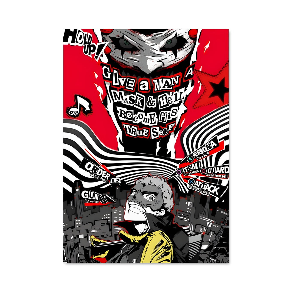 Poster Ryuji en Rouge