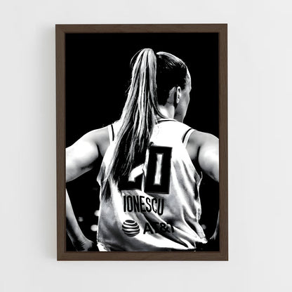 ap-sabrina ionescu-6 cadre Bois foncé