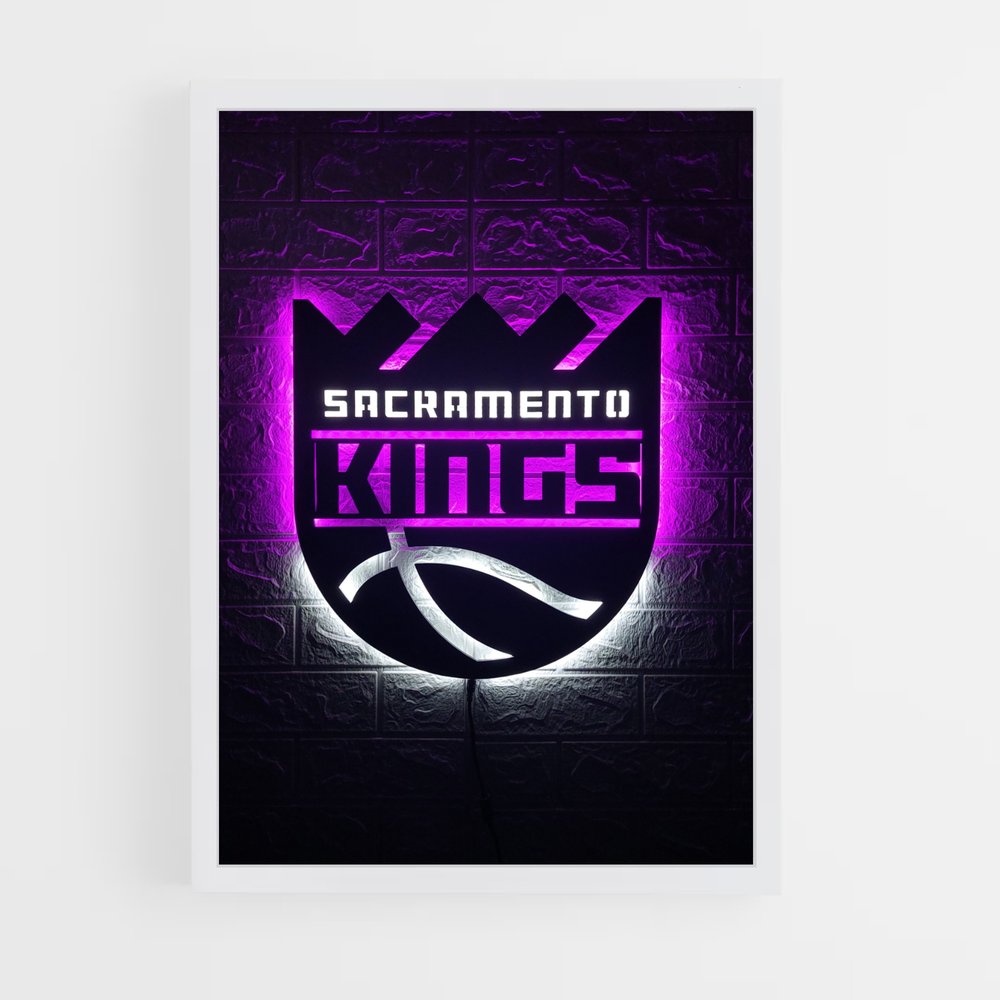 ap-sacramento kings-1 cadre Blanc