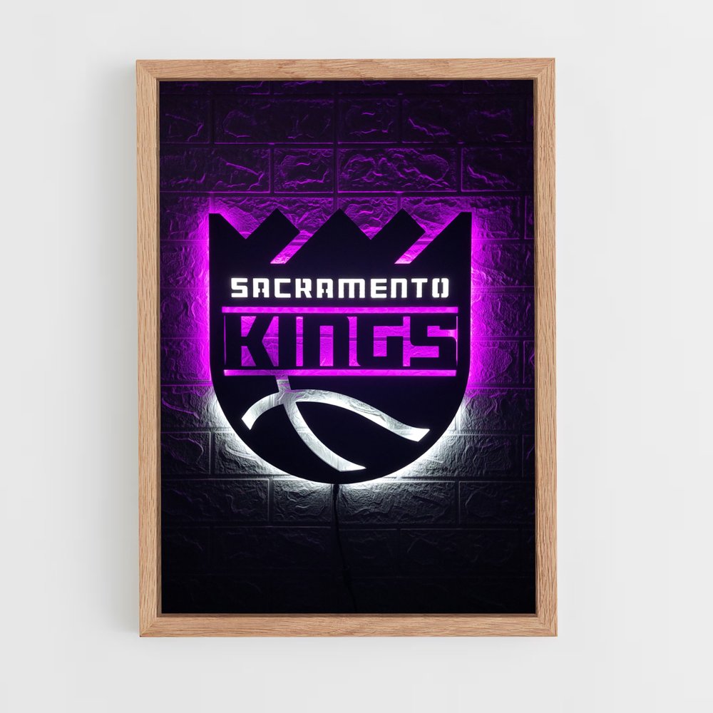 ap-sacramento kings-1 cadre Bois clair