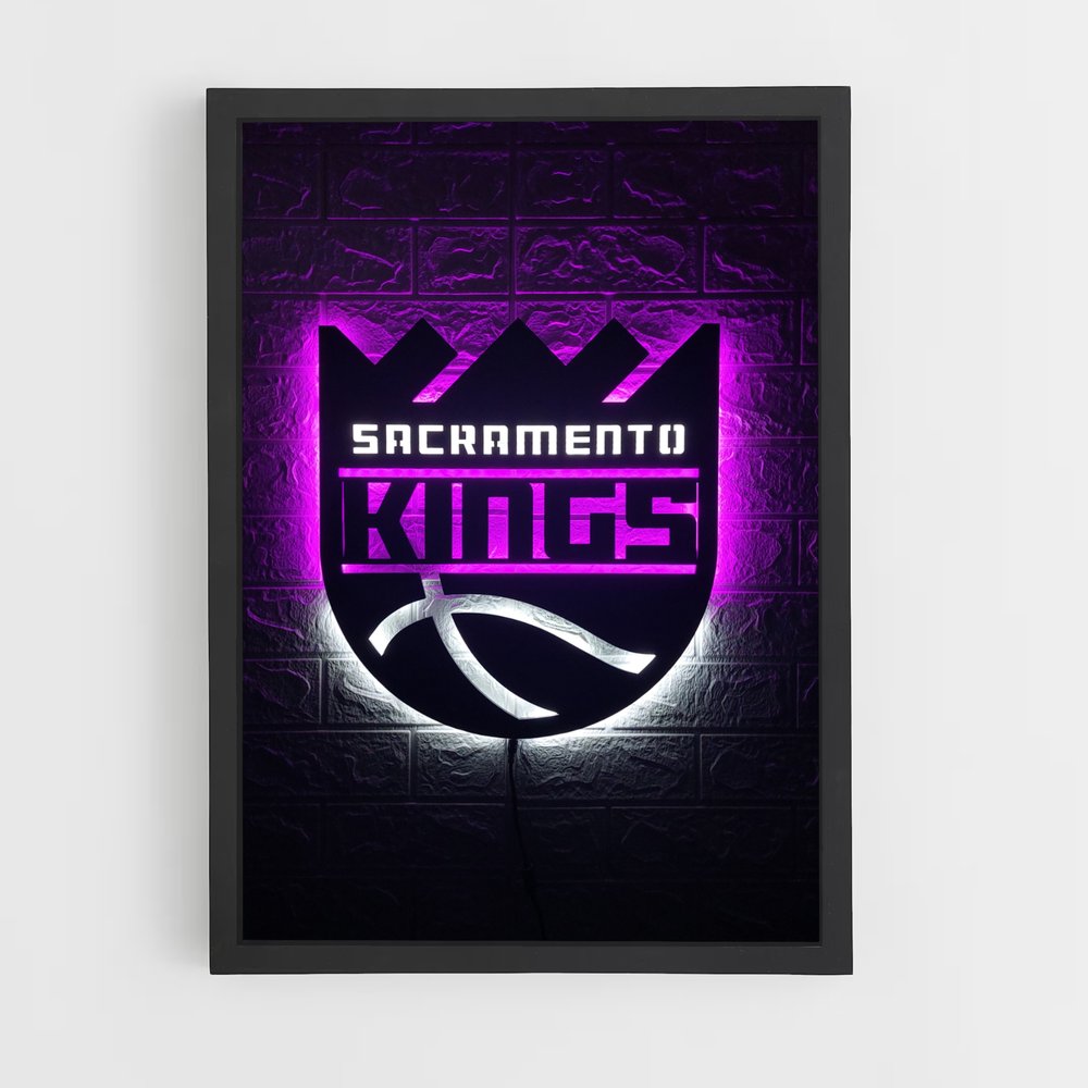 ap-sacramento kings-1 cadre Noir