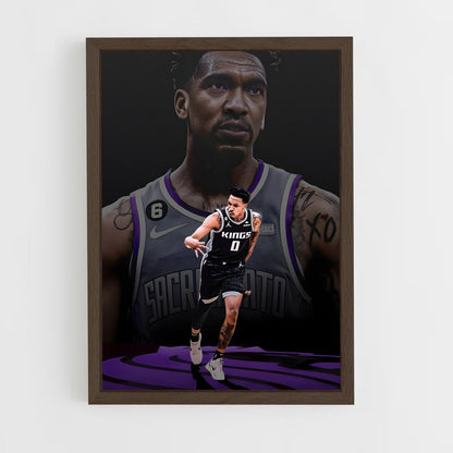 ap-sacramento kings-11 cadre Bois foncé