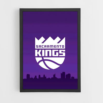 ap-sacramento kings-16 cadre Noir
