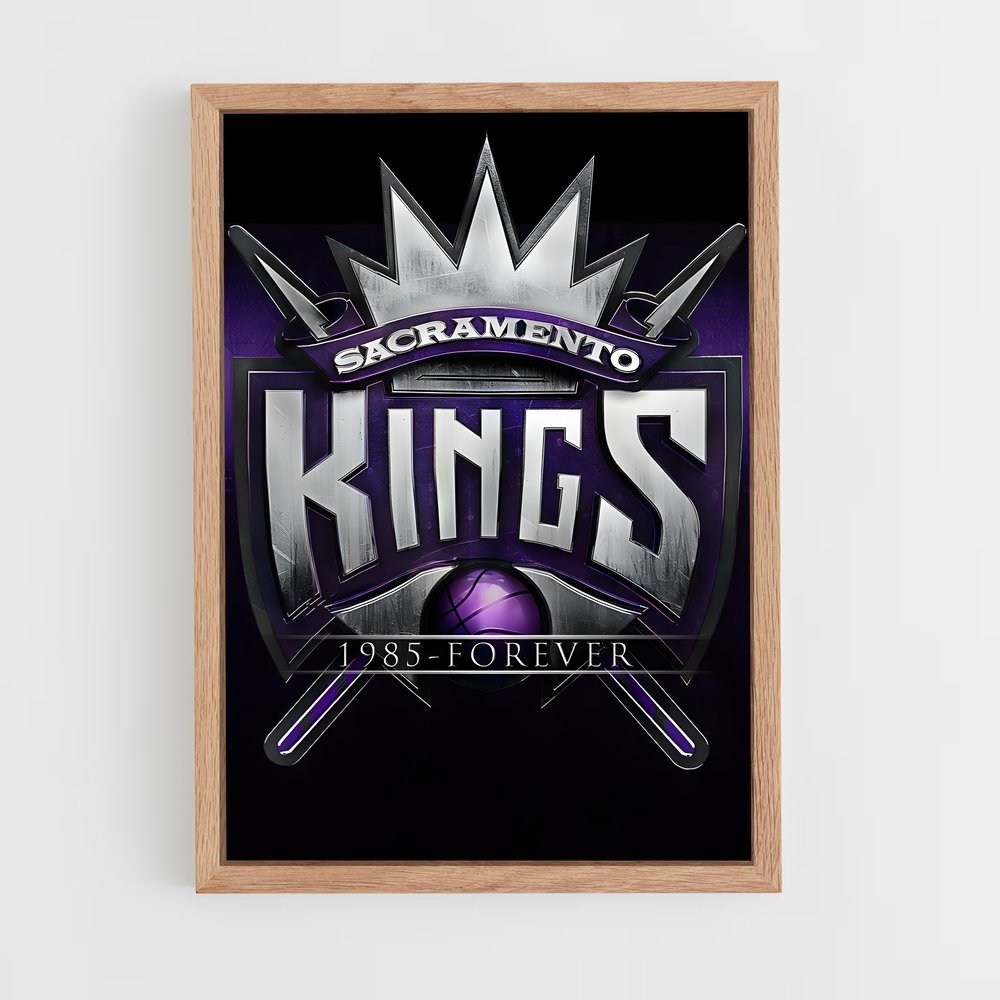 ap-sacramento kings-2 cadre Bois clair