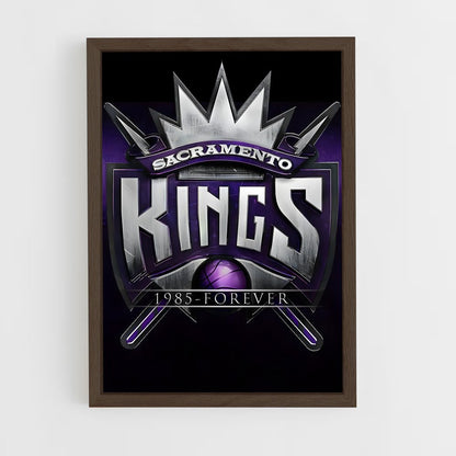 ap-sacramento kings-2 cadre Bois foncé