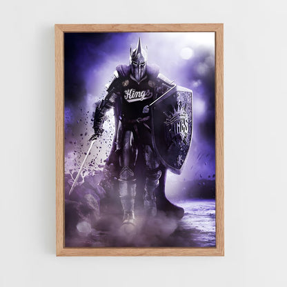 ap-sacramento kings-3 cadre Bois clair