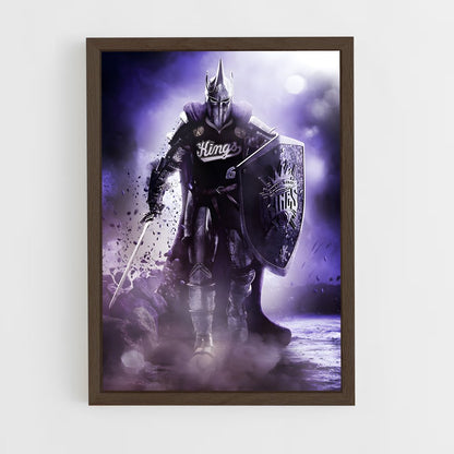 ap-sacramento kings-3 cadre Bois foncé